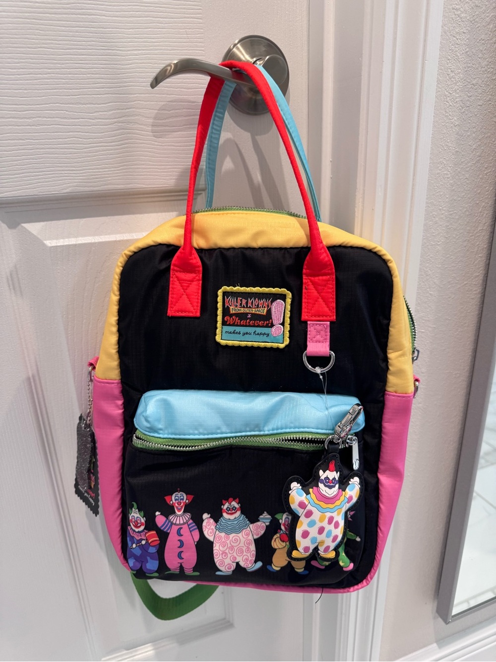 Whatever! Colorblock Killer Klowns Backpack